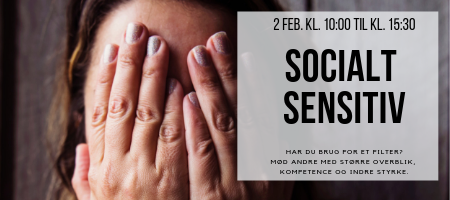 Socialt Sensitiv - Har du brug for et filter? Mød andre med større overblik, kompetence og indre styrke.